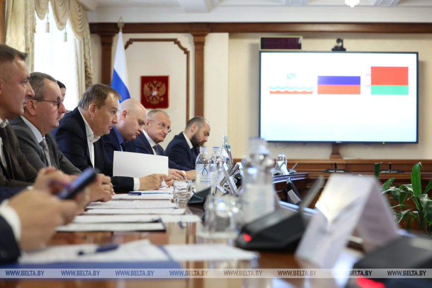 Глава Администрации Президента Беларуси Дмитрий Крутой встретился с губернатором Ленинградской области Александром Дрозденко
